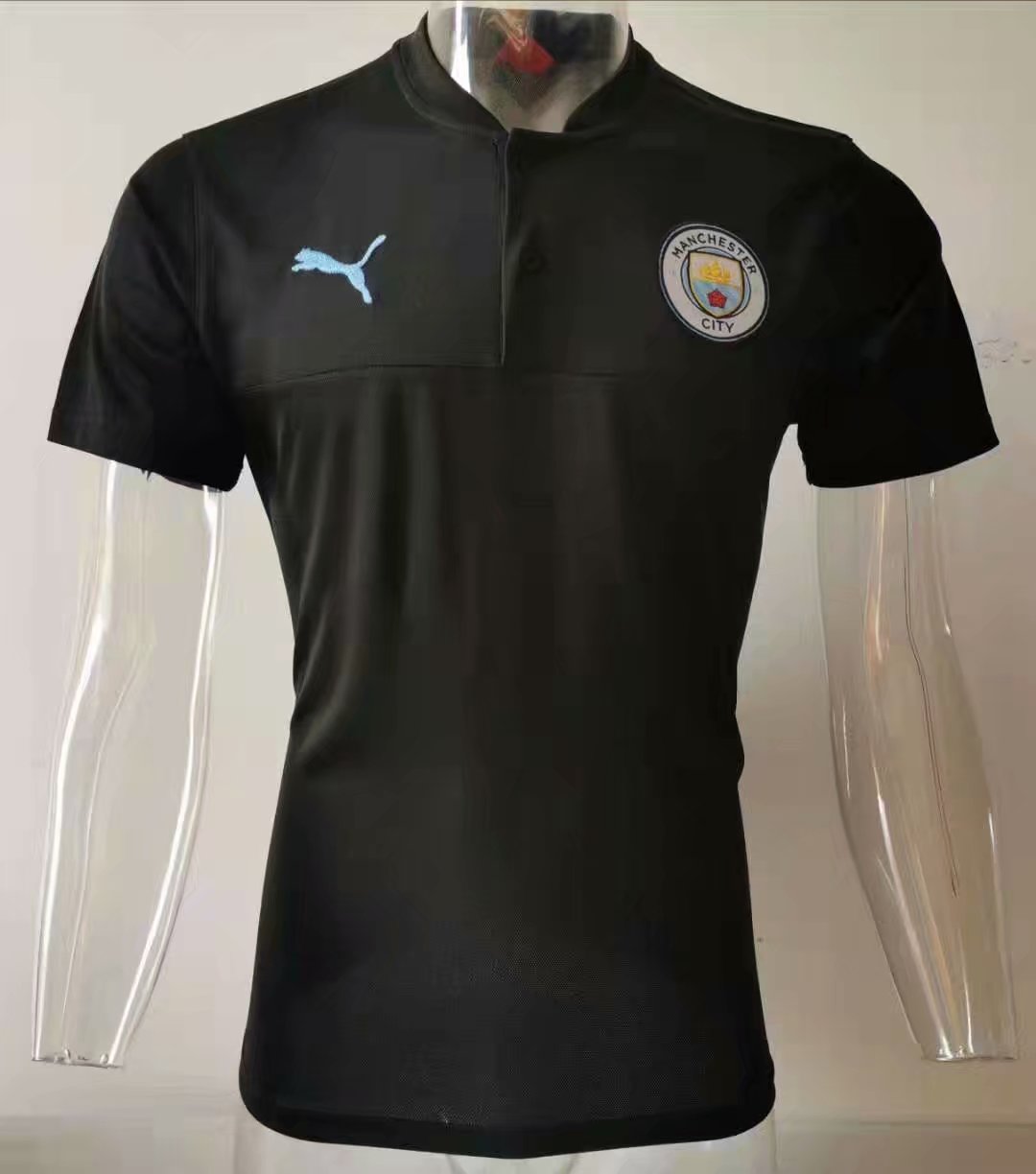 chemise Manchester City 2019-2020 polo noir